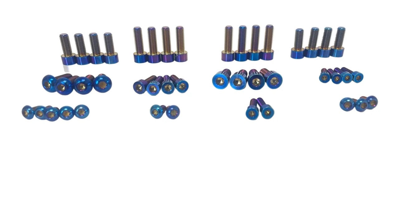 FULL TITANIUM BOLT KIT. FOR YOZMA