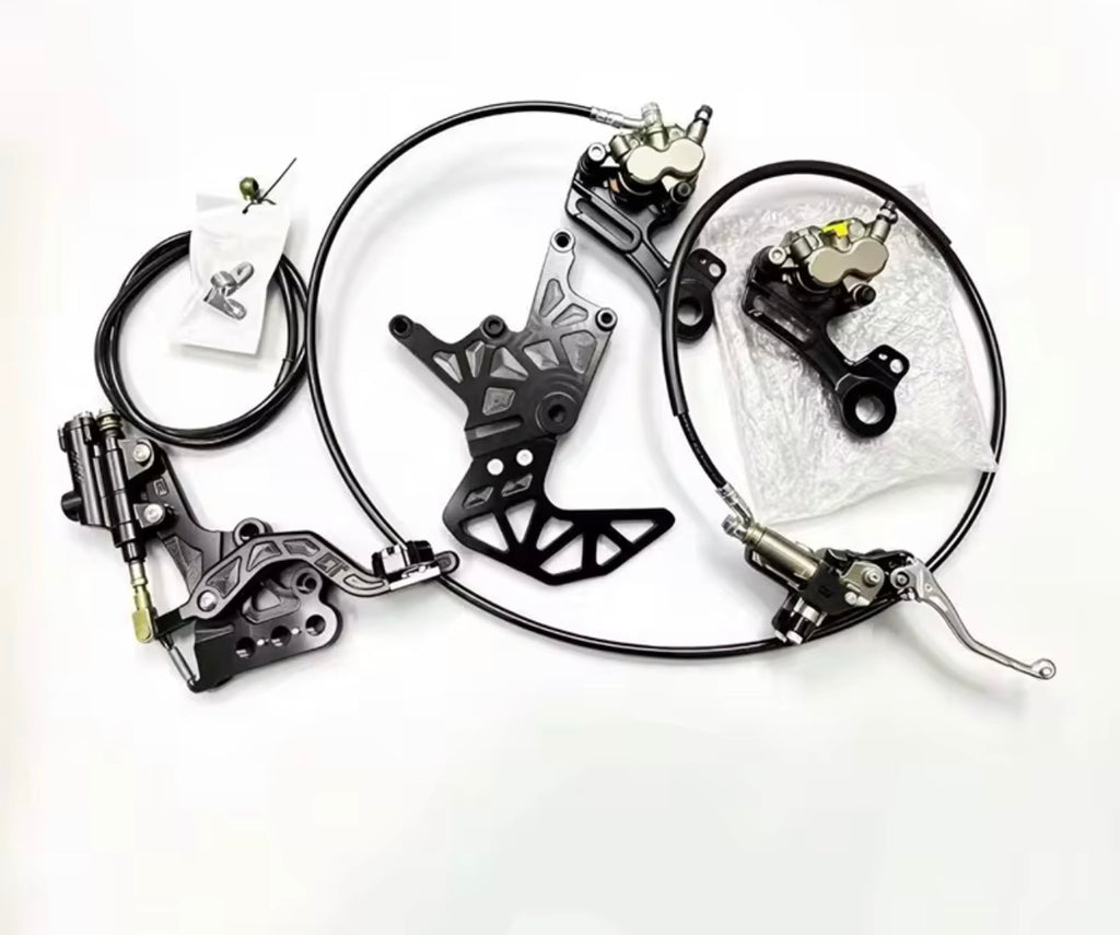 DUAL CAILPER ULTRA BEE LBX FOOT BRAKE+HAND BRAKE